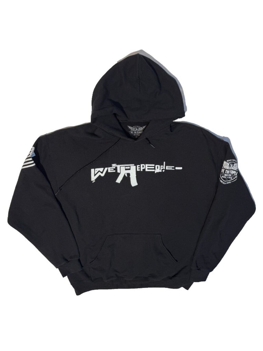 We The People Holsters Hoodie Mens XL Black Military USA Flag Sweatshirt